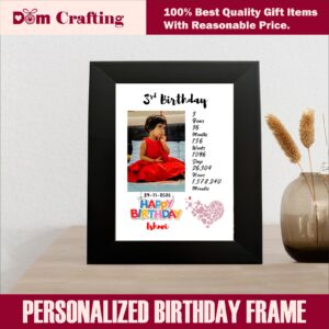 Personalized Birthday Frame